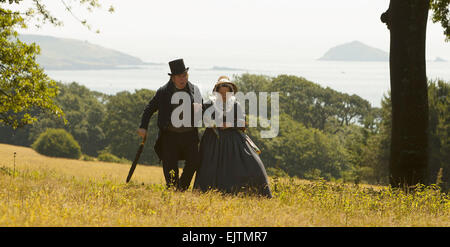Mr. Turner ist ein 2014 britische, französische und Deutsche biographische Drama Film, Buch und Regie: Mike Leigh und Darsteller Timothy Spall, Dorothy Atkinson, Paul Jesson, Marion Bailey, Lesley Manville und Martin Savage. Der Film bezieht sich auf das Leben und die Karriere des britischen Künstlers J. M. W. Turner (1775 – 1851), die von Spall gespielt wird. Stockfoto