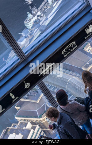 Aussichtsplattform - die Scherbe Stockfoto