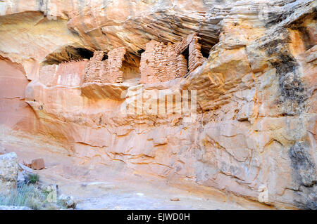 Ziel - Bulls Eye indianischen Anasazi-Ruinen Stockfoto