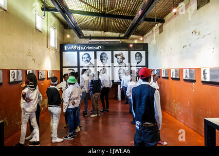 Johannesburg Südafrika, Braamfontein, Constitution Hill Museum, nationales Kulturerbe, Apartheid, Rassismus, Geschichte, Old Fort Prison, Nummer vier, Denkmal, c Stockfoto