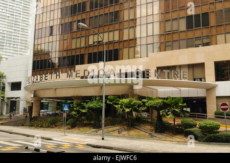 Mount Elizabeth Medical Center, bietet private Gesundheitsversorgung in Singapur. Stockfoto