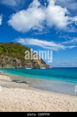 Shell Beach in St. Barts Stockfoto