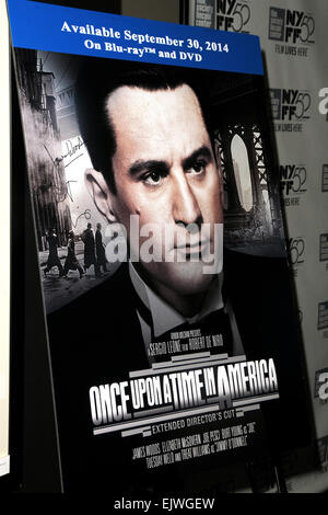 52. New York Film Festival - "Once Upon a Time in America" erweiterte Langfassung für die Collectors Edition - Premiere mit: Atmosphäre wo: Manhattan, New York, Vereinigte Staaten, wann: 27 September 2014 Stockfoto