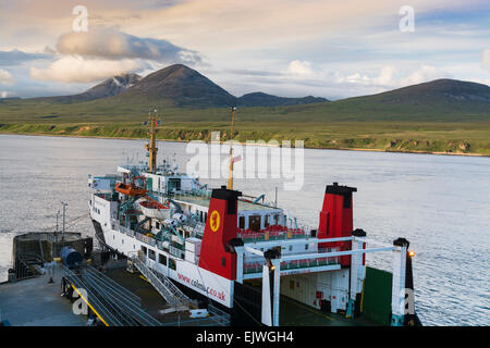 Port Askaig Mv Hebriden Inseln calmac Stockfoto