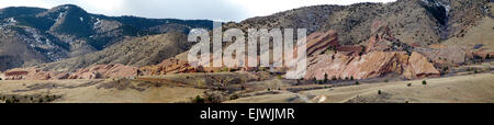 Red Rocks Park und Amphitheater Stockfoto