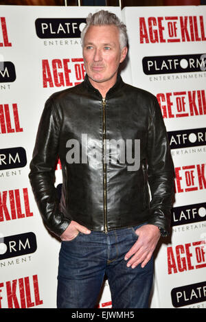 London, UK, 1. April 2015: Martin Kemp besucht den Alter der Kill - VIP Filmvorführung im Schinken Hof Hotel in London statt. Foto: © siehe Li/Alamy Live News Bildnachweis: siehe Li/Alamy Live News Stockfoto