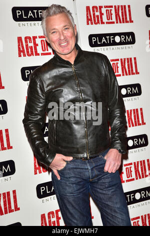 London, UK, 1. April 2015: Martin Kemp besucht den Alter der Kill - VIP Filmvorführung im Schinken Hof Hotel in London statt. Foto: © siehe Li/Alamy Live News Bildnachweis: siehe Li/Alamy Live News Stockfoto