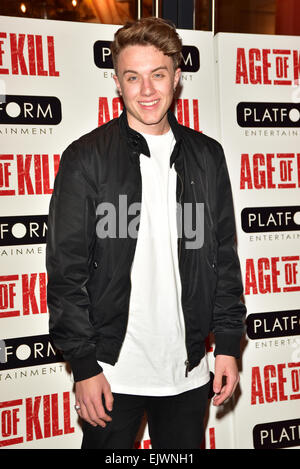 London, UK, 1. April 2015: Roman Kemp besucht den Alter der Kill - VIP Filmvorführung im Schinken Hof Hotel in London statt. Foto: © siehe Li/Alamy Live News Bildnachweis: siehe Li/Alamy Live News Stockfoto