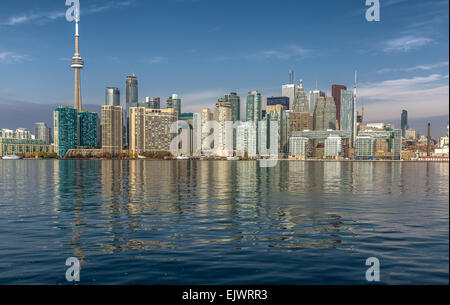 Die Toronto Islands (früher bekannt als die Insel von Hiawatha und auch bekannt als Menecing, was bedeutet, dass "auf der Insel" in der Sprache der Ojibwa). Stockfoto