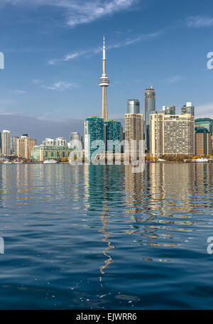 Die Toronto Islands (früher bekannt als die Insel von Hiawatha und auch bekannt als Menecing, was bedeutet, dass "auf der Insel" in der Sprache der Ojibwa). Stockfoto