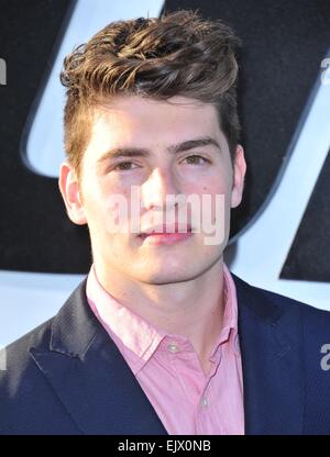 Gregg Sulkin im Ankunftsbereich für FURIOUS 7 Premiere, TCL Chinese 6 Sälen (ehemals Grauman), Los Angeles, CA 1. April 2015. Foto von: Dee Cercone/Everett Collection Stockfoto