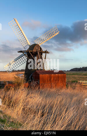 Herringfleet Wind-Pumpe Stockfoto