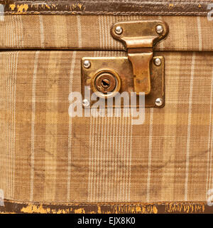 Koffer-Tasche-Sperre-fragment Stockfoto
