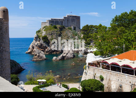 Fort Lovrijenac oder St. Lawrence Festung, Dubrovnik, Kroatien Stockfoto