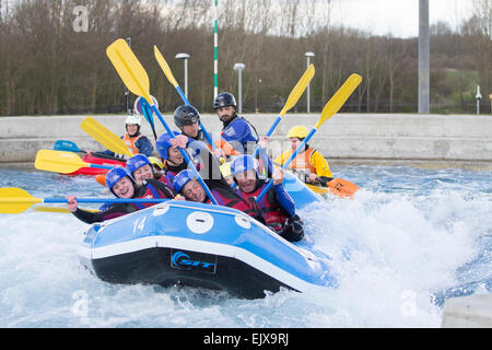 Lee Valley White Water Centre Stockfoto