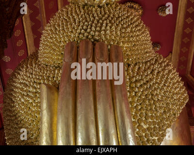 Buddha im Wat Pa Mok Worawihan, Ang Thong, Thailand Stockfoto