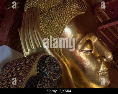 Buddha im Wat Pa Mok Worawihan, Ang Thong, Thailand Stockfoto