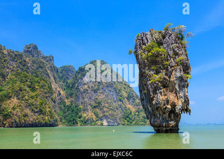 James Bond Insel. Phangnga Bucht, Thailand Stockfoto