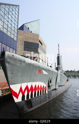 Versand außerhalb das national Aquarium in Baltimore, Maryland, USA Stockfoto