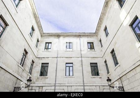 Alte Fassade, Detail der klassischen Architektur Stockfoto