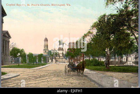 Capitol Square, St. Pauls Kirche, Richmond, Va Stockfoto