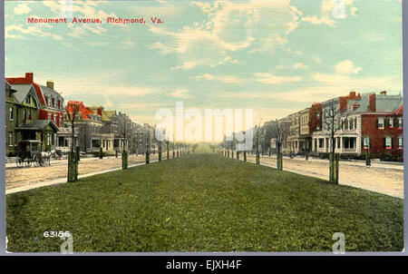 Denkmal-Allee, Richmond, Va Stockfoto