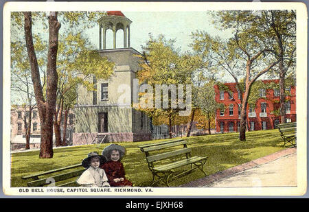 Alte Glocke Haus, Capitol Square, Richmond, Va Stockfoto