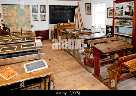 Alte historische Klassenzimmer Stockfoto