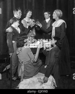 Szene aus dem Stück A Christmas Carol.  30. Dezember 1930. Stockfoto