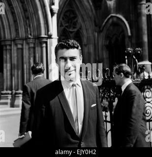 Larry Parnes Manager Billy Fury, vor Gericht, 29. Juli 1965 abgebildet. Lokalen Caption *** Lawrence Parnes Manager Stockfoto