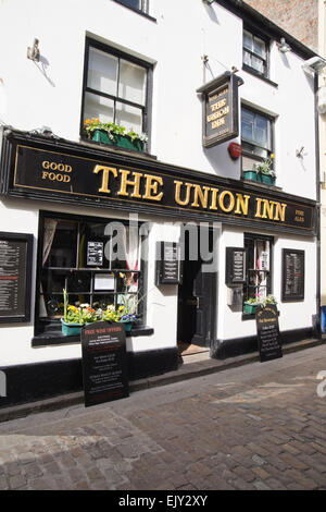 St Ives einen charmanten historischen Küstenstadt in Cornwall England UK The Union Inn Pub Stockfoto