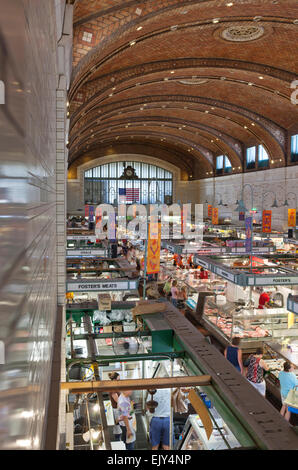 GRAND CONCOURSE WEST SIDE MARKET OHIO CITY NACHBARSCHAFT CLEVELAND OHIO USA Stockfoto