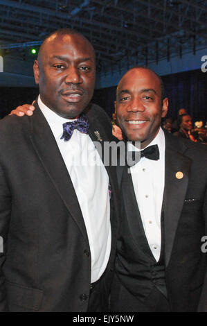 Congressional Black Caucus Stiftung 44th Annual Legislative Konferenz Phoenix Awards Dinner anlässlich der Washington Convention Center Featuring: Benjamin Crump, Cornell William Brooks wo: Washington, D.C., USA bei: 27 Sep 2014 Stockfoto