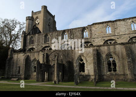 Ruine der Kathedrale von Dunkeld Schottland März 2015 Stockfoto