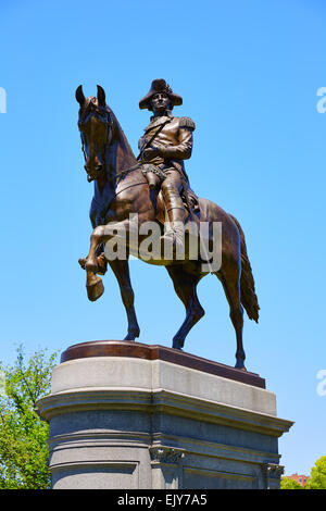 Boston Common George Washington Monument in Massachusetts, USA Stockfoto