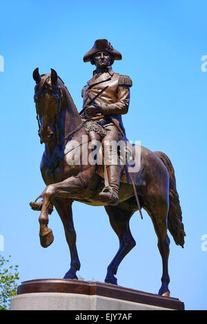 Boston Common George Washington Monument in Massachusetts, USA Stockfoto