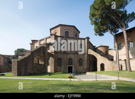 außen, Basilika von San Vitale, Ravenna, Italien Stockfoto