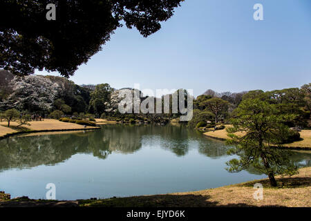 Rikugien Garten, Bunkyo-Ku, Tokyo, Japan Stockfoto