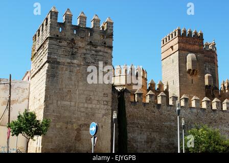 San Marcos Burg (Castillo de San Marcos), El Puerto De Santa María, Provinz Cadiz, Andalusien, Spanien, Westeuropa. Stockfoto