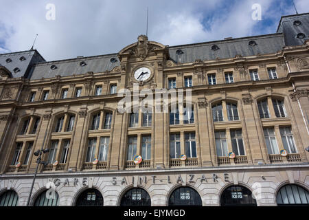 Gare St Lazare, Paris, Frankreich Stockfoto