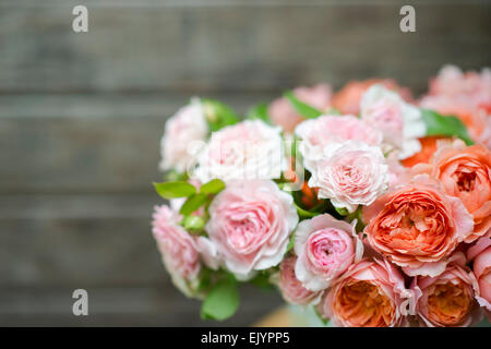 Rosa-Karamel-Antike und Romantik Antike Stockfoto