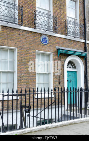 Charles Dickens Museum, 48 Doughty Street, London, UK Stockfoto