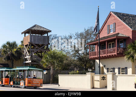 St Augustine Pirate & Schatz Museum, Altstadt, St. Augustine, FL, USA Stockfoto