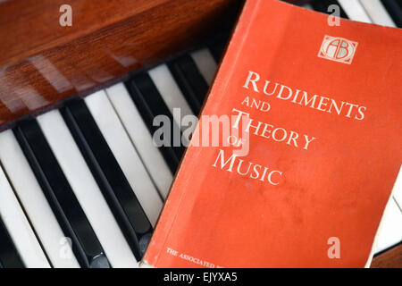 Grundlagen und Theorie der Musik. Zugehörige Kammer Veröffentlichung Stockfoto