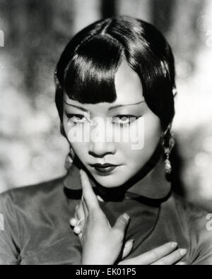 ANNA kann WONG (1906-1961) chinesisch-amerikanische Filmschauspielerin ca. 1935 Stockfoto