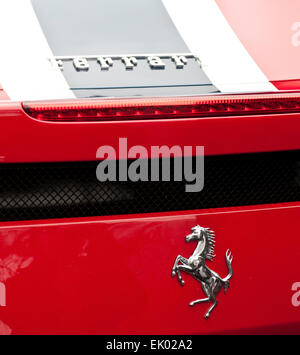 Hintere "Rampante" Ferrari-logo Stockfoto