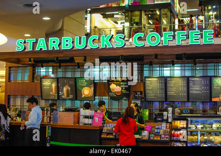 Starbucks Coffee-Shop Bangkok Thailand Stockfoto
