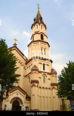 Saint Nicholas orthodoxen Kirche in Vilnius, Litauen. Russische orthodoxe Kirche außerhalb Russlands, Diözese von Vilnius und Litauen Stockfoto