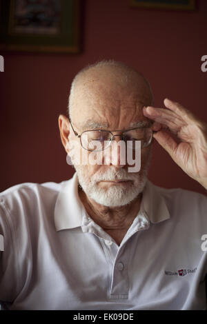 Alter Mann Porträts 74 Stockfoto