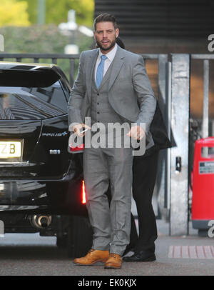 Keith Duffy außerhalb ITV Studios mit: Keith Duffy wo: London, Vereinigtes Königreich bei: 30 Sep 2014 Stockfoto